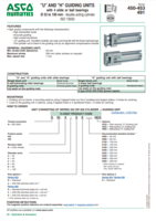 450-453, 491 SERIES: &quot;U&quot; &amp; &quot;H&quot; GUIDED UNITS WITH 4 SLIDE OR BALL BEARINGS